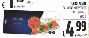 Coop Le Roi Fumèe Salmone Norvegese Affumicato 200g offerta