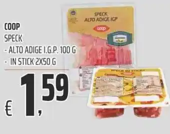 Coop Coop Speck Alto Adige I.G.P. 100g offerta