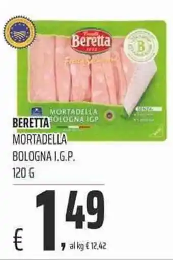 Coop Beretta Mortadella Bologna I.G.P. 120g offerta