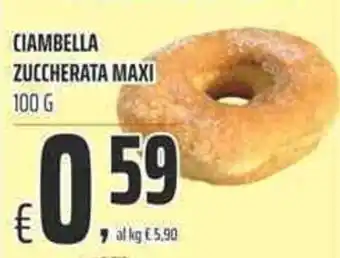 Coop Ciambella Zuccherata Maxi 100g offerta
