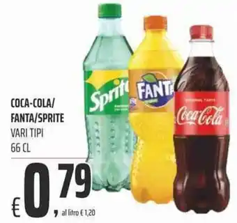 Coop Coca-Cola/Fanta/Sprite 66cl offerta