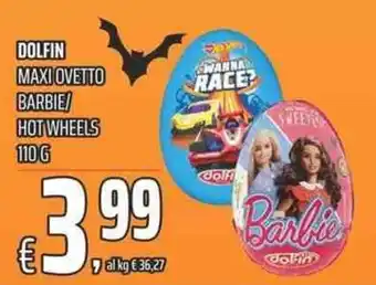Dolfin Maxi Ovetto Barbie/Hot Wheels 110g