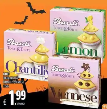 Coop Bauli Torta Lemon/Chantilly/ Viennese 375g offerta