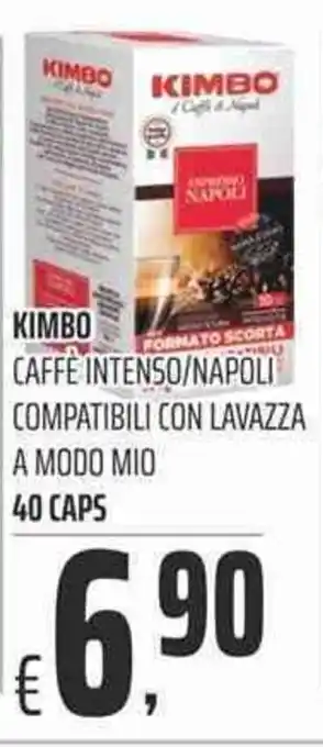 Coop Kimbo Caffè Intenso/Napoli 40 Caps offerta