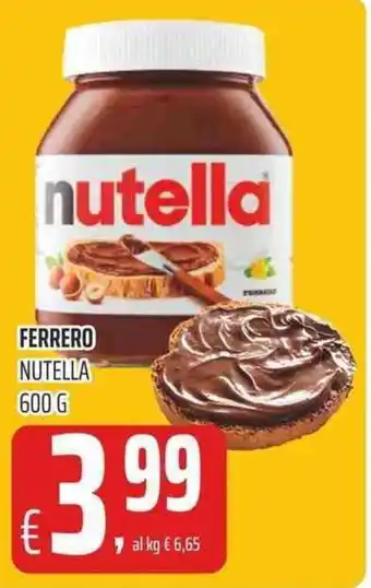 Coop Ferrero Nutella 600g offerta