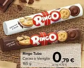 Carrefour Express Ringo tubo cacao offerta