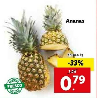 Lidl Ananas offerta
