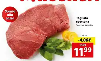 Lidl Tagliata scottona offerta