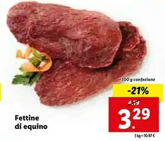 Fettine di equino