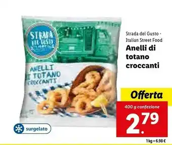 Lidl Anelli di totano croccanti offerta