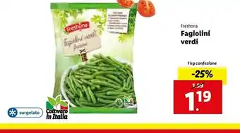 Lidl Fagiolini verdi offerta