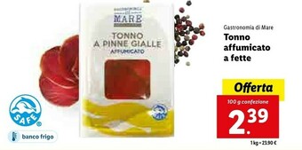 Lidl Tonno affumicato a fette offerta