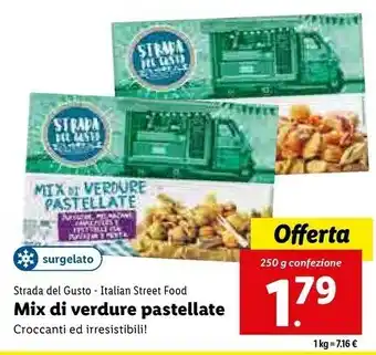 Mix di verdure pastellate