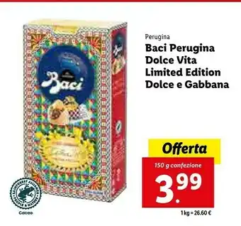 Lidl Baci dolce vita limited edition dolce e gabbana offerta