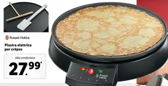 Piastra elettrica per crèpes