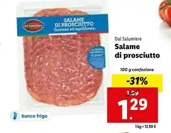 Lidl Salame di prosciutto 100 g(ml) offerta