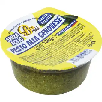 Qui Discount PESTO SENZA AGLIO BON BONTÀ 130 GR offerta