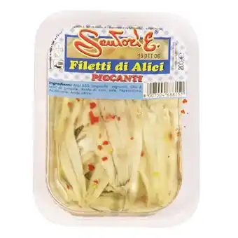 Qui Discount FILETTI DI ALICI CON PEPERONCINO VASCHETTA 200 GR offerta