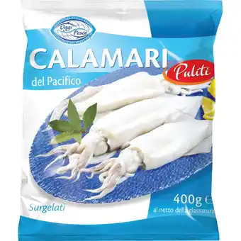 CALAMARI PULITI IQF BUSTA 400 GR