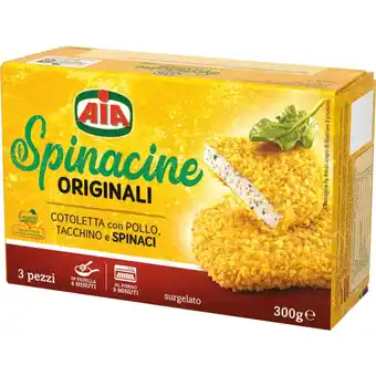 Qui Discount SPINACINE SURGELATE AIA X 3 300 GR offerta