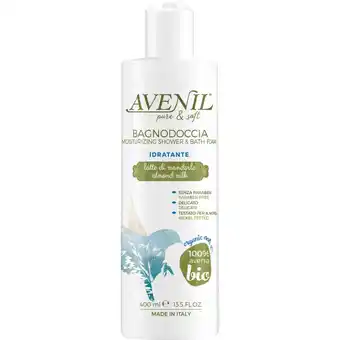 Qui Discount BAGNODOCCIA LATTE DI MANDORLE AVENIL 400 ML offerta