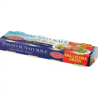 Qui Discount TONNO AL NATURALE DONZELA 80 GR X 3 + 1 offerta