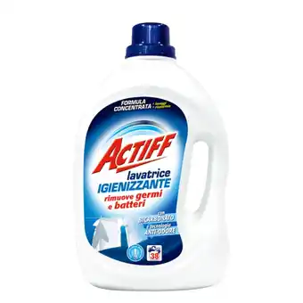 Qui Discount DETERSIVO LAVATRICE LIQUIDO CON BICARBONATO ACTIFF 38 LAVAGGI offerta