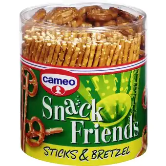 Qui Discount STICKS E BRETZEL/ ARACHIDI CAMEO 300 GR offerta