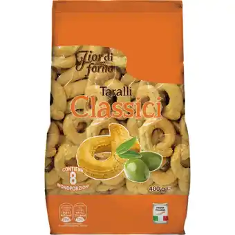 Qui Discount TARALLINI MULTIPACK FIOR DI FORNO 50 GR X 8 offerta