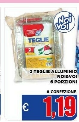 Vivo Supermercati Vaschette alluminio offerta