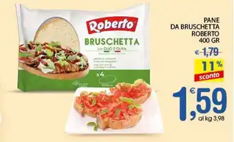 PANE DA BRUSCHETTA ROBERTO 400 GR