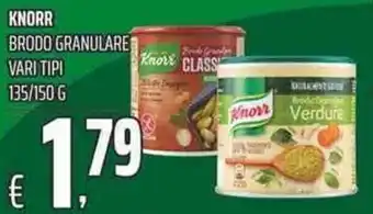 Coop Knorr Brodo Granulare vari tipi 135/150g offerta