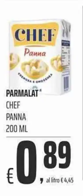 Coop Parmalat Chef Panna 200ml offerta