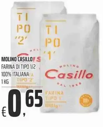 Molino Casillo Farina di Tipo 1/12 100% Italiano 1kg