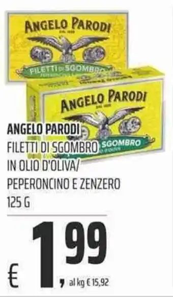 Coop Angelo Parodi Filetti di Sgombro 125g offerta