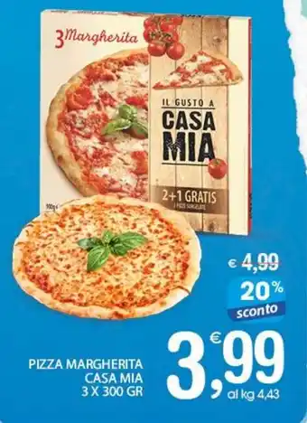 PIZZA MARGHERITA CASA MIA 3 X 300 GR