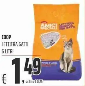 Coop Coop Lettiera Gatti 6 litri offerta