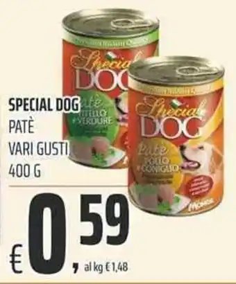 Coop Special Dog Patè vari gusti 400g offerta