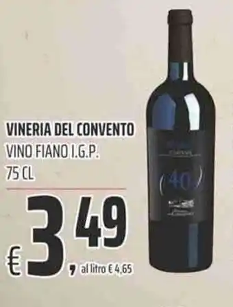Coop Vineria del Convento Vino 75cl offerta