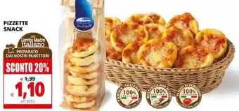 Il Gigante PIZZETTE SNACK offerta