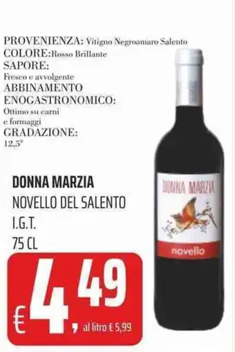 Donna Marzia Novello del Salento I.G.T. 75cl