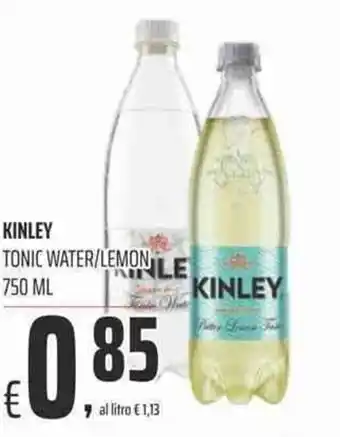 Coop Kinley Tonic Water/Lemon 750ml offerta