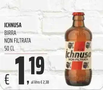 Coop Ichnusa Birra non Filtrata 50cl offerta