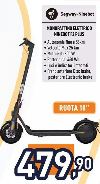 Segway-Ninebot MONOPATTINO ELETTRICO NINEBOT F2 PLUS