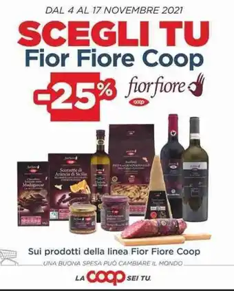 Coop 25% Fior Fiore Coop offerta