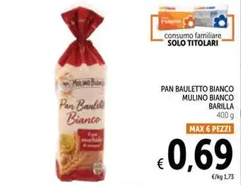 Spazio Conad PAN BAULETTO BIANCO MULINO BIANCO BARILLA offerta