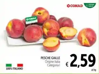 Spazio Conad PESCHE GIALLE offerta