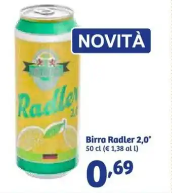 In'S Mercato Birra Radler 2,0 50 cl offerta