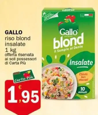 Crai GALLO riso blond insalate 1 kg offerta