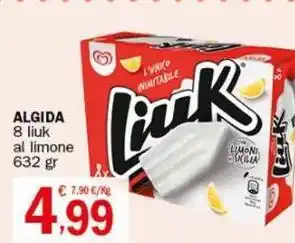 Crai ALGIDA 8 liuk al limone 632 gr offerta